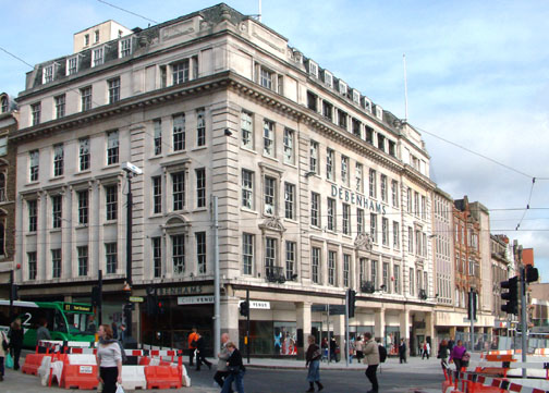 Nottingham's former Debenhams department store listed at Grade II